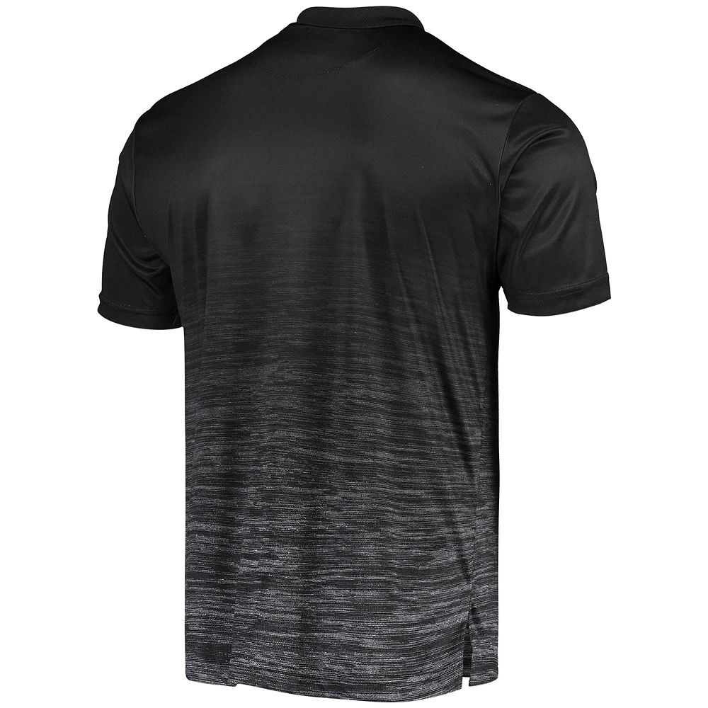 Men's Colosseum Black Montana Grizzlies Marshall Polo