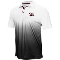 Men's Colosseum Gray Montana Grizzlies Magic Team Logo Polo