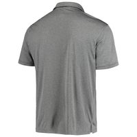 Men's Colosseum Heathered Charcoal Montana Grizzlies Smithers Polo