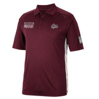 Men's Colosseum Maroon Montana Grizzlies OHT Military Appreciation Snow Camo Polo