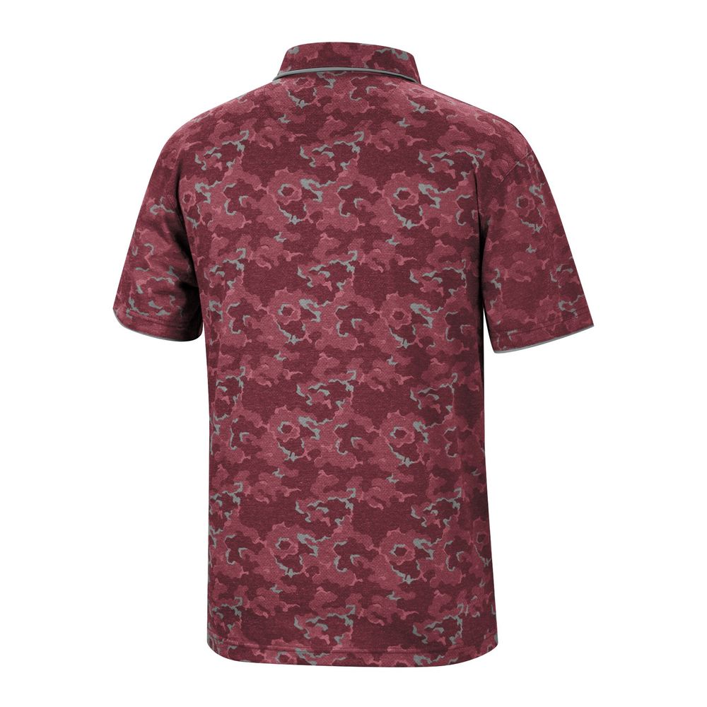 Men's Colosseum Maroon Montana Grizzlies Speedman Polo