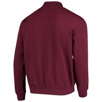 Men's Colosseum Maroon Montana Grizzlies Tortugas Logo Quarter-Zip Jacket