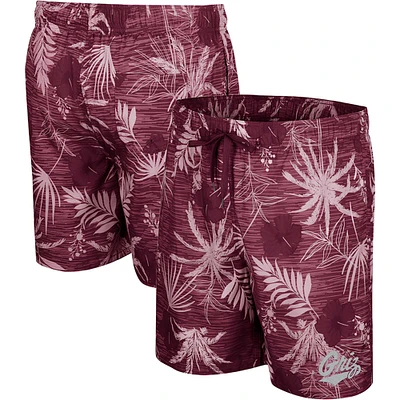 Colosseum Maroon Montana Grizzlies What Else is New Short de bain pour homme