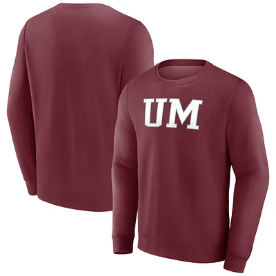 Sweat-shirt à capuche Fanatics Maroon Montana Grizzlies pour hommes avec nom court