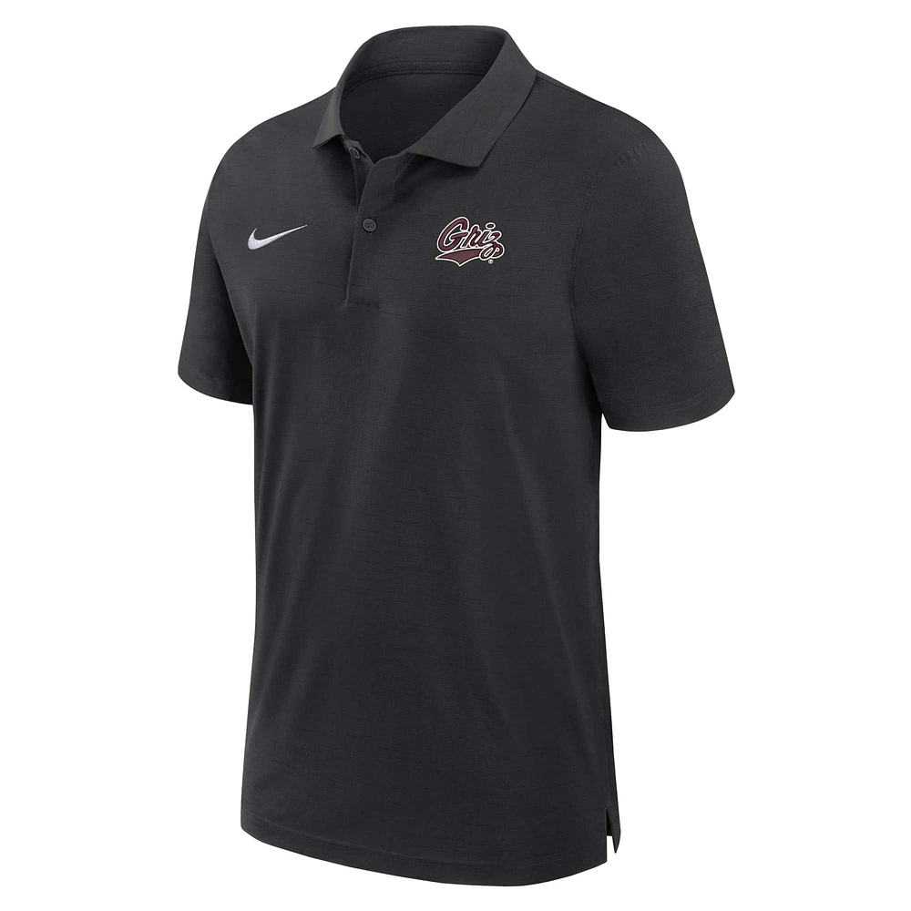 Polo Nike Montana Grizzlies 2024 Sideline Coaches Performance pour homme, noir