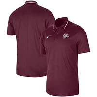 Polo de performance Nike Maroon Montana Grizzlies 2023 Sideline Coaches pour homme