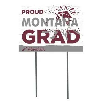 Montana Grizzlies 18'' x 24'' Proud Grad Yard Sign