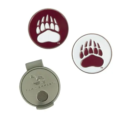 Montana Grizzlies Hat Clip & Ball Markers Set