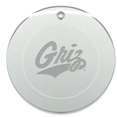 Montana Grizzlies Round Logo Ornament