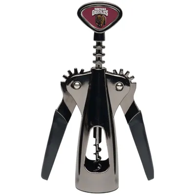 Montana Grizzlies Wine Opener - Silver