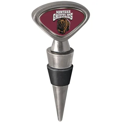 Montana Grizzlies Wine Stopper - Silver