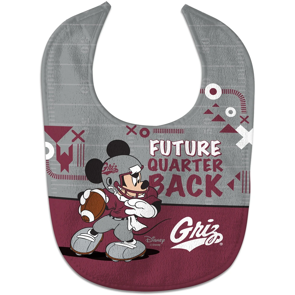 WinCraft Montana Grizzlies Disney Mickey All Pro Baby Bib
