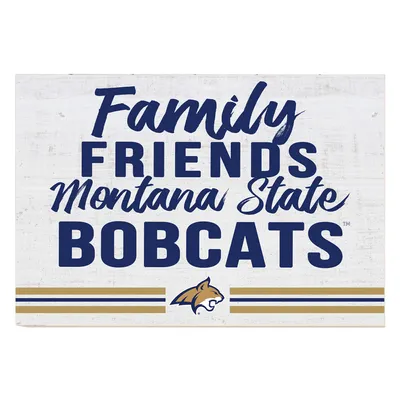 Montana State Bobcats 24'' x 34'' Friends Family Wall Art