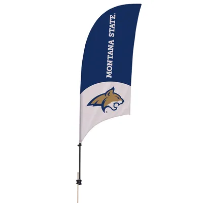 Montana State Bobcats 7.5' Two-Tone Razor Feather Stake Flag