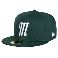 Casquette ajustée 59FIFTY verte de la Ligue mexicaine des Sultans Monterrey New Era pour hommes