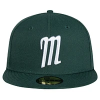 Casquette ajustée 59FIFTY verte de la Ligue mexicaine des Sultans Monterrey New Era pour hommes