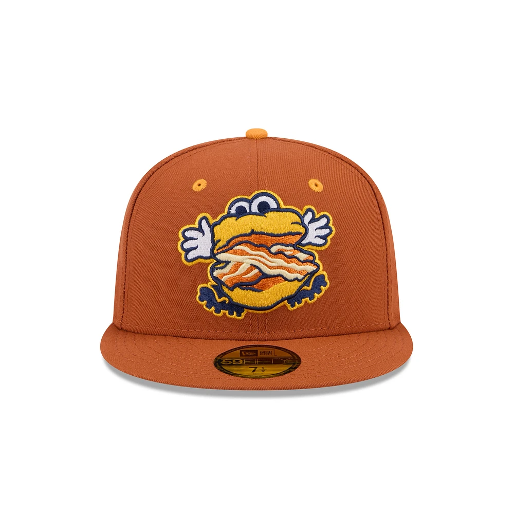 Casquette ajustée 59FIFTY Montgomery Biscuits marron New Era pour homme