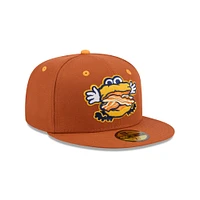 Casquette ajustée 59FIFTY Montgomery Biscuits marron New Era pour homme
