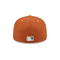 Casquette ajustée 59FIFTY Montgomery Biscuits marron New Era pour homme