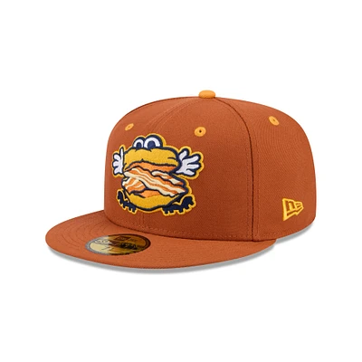 Casquette ajustée 59FIFTY Montgomery Biscuits marron New Era pour homme