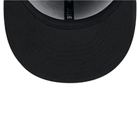 Casquette ajustée 59FIFTY New Era Black Montgomery Biscuits pour hommes, thème Night Grey Sox