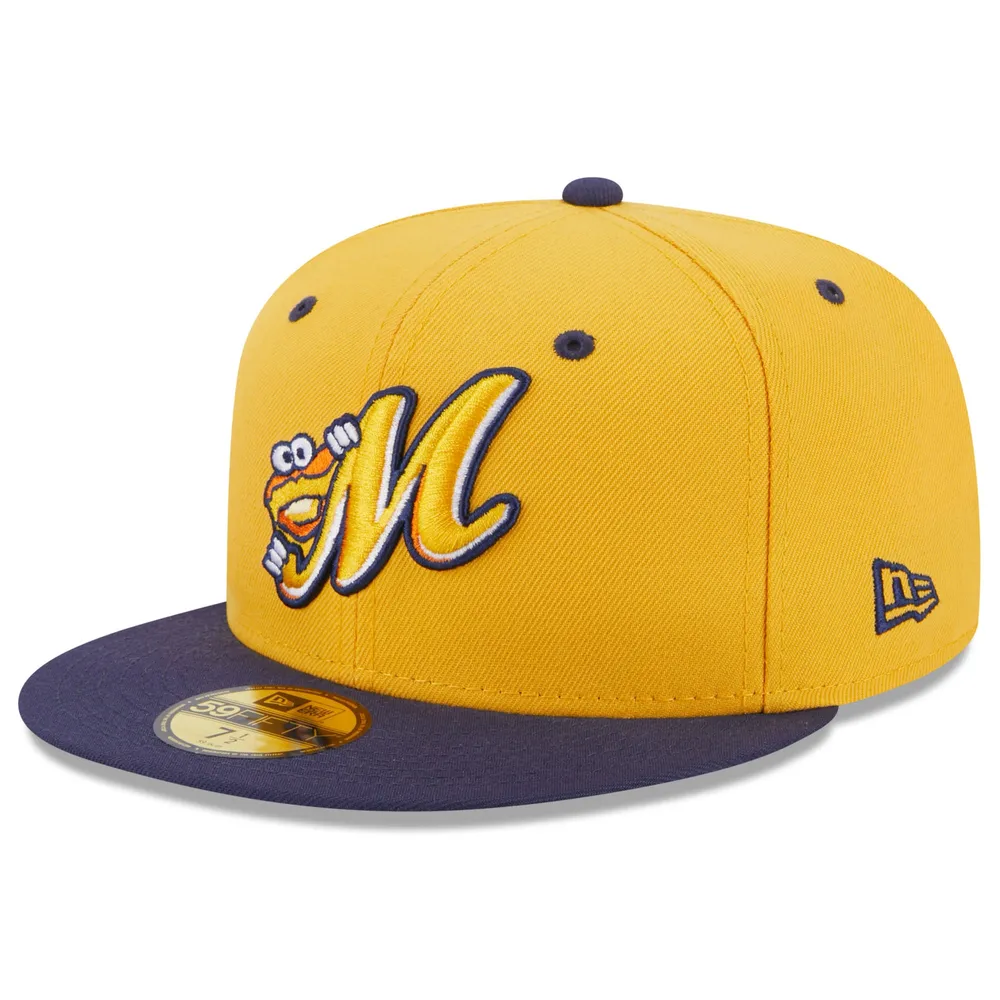 Louisville Bats New Era Authentic Collection Alternate Logo 59FIFTY Fitted  Hat - Light Blue