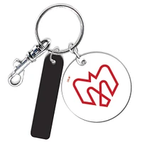  Montreal Alouettes Personalized Leather Round Keychain