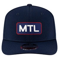 Men's New Era Dark Blue Montreal Alouettes Sideline 9SEVENTY Stretch-Snap Hat