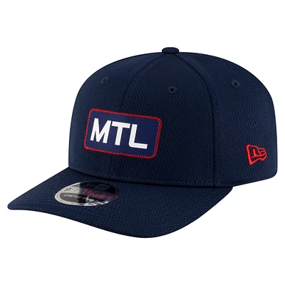 Men's New Era Dark Blue Montreal Alouettes Sideline 9SEVENTY Stretch-Snap Hat