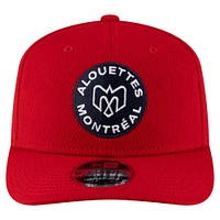 Men's New Era Red Montreal Alouettes Sideline Alternate 9SEVENTY Stretch-Snap Hat