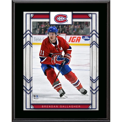 Brendan Gallagher Montreal Canadiens 10.5" x 13" Sublimated Player Plaque