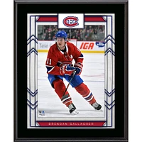 Brendan Gallagher Montreal Canadiens 10.5" x 13" Sublimated Player Plaque