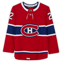 Cole Caufield Canadiens de Montréal Maillot adidas rouge authentique autographié