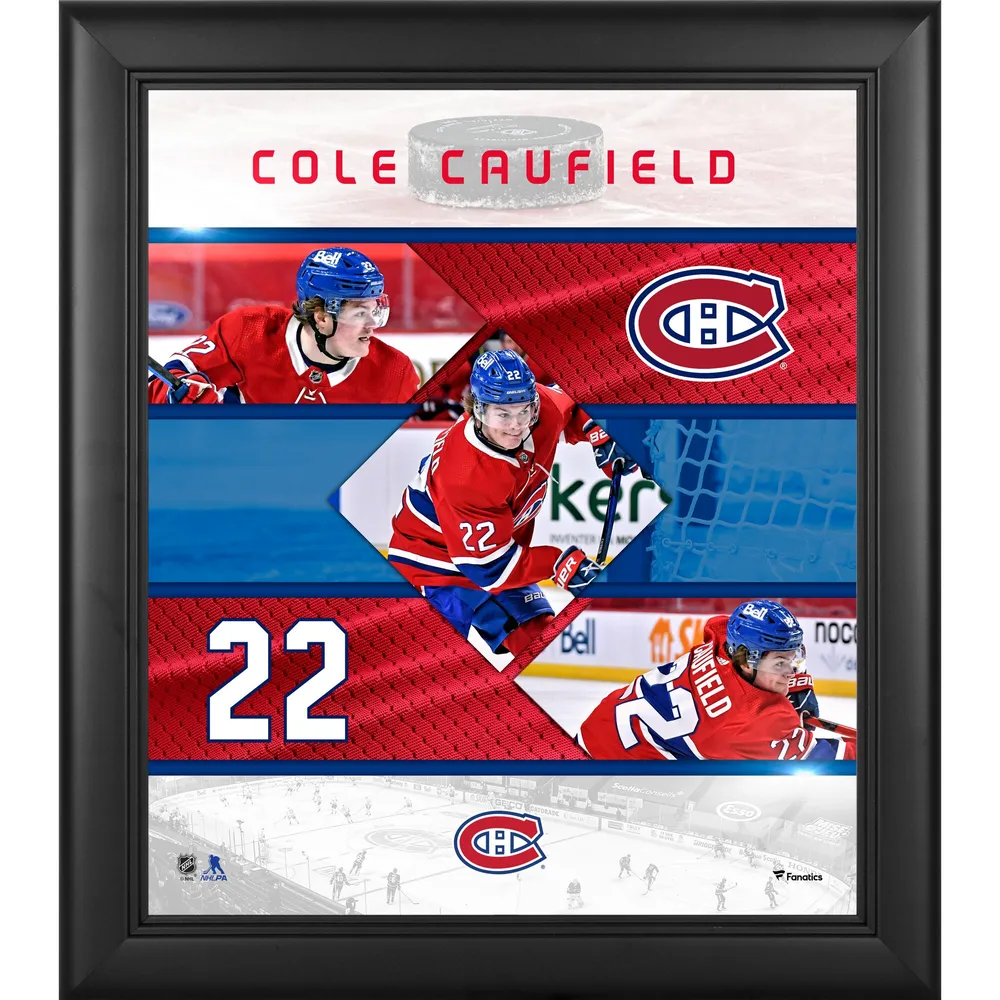 Autographed Montreal Canadiens Cole Caufield Fanatics Authentic adidas Red  Authentic Jersey
