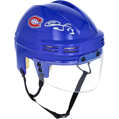 Evgenii Dadonov Mini casque bleu dédicacé des Canadiens de Montréal