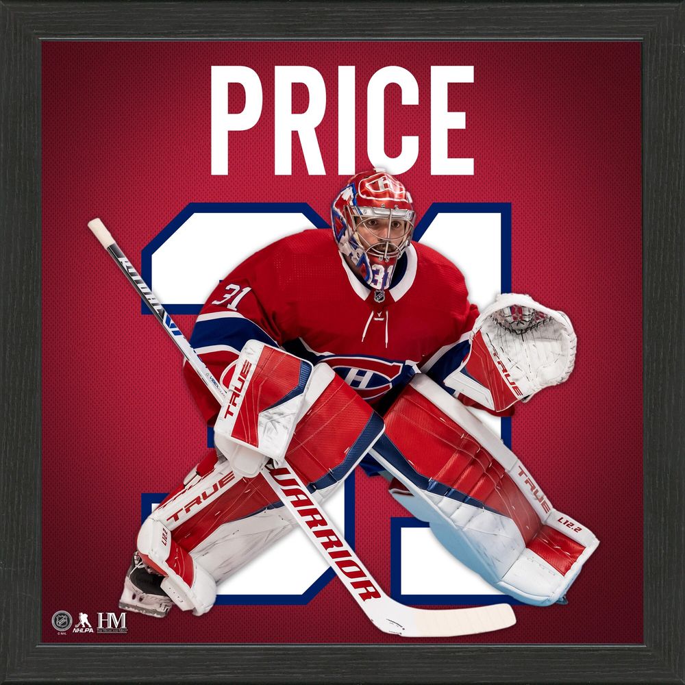 Highland Mint Carey Price Montreal Canadiens 13" x 13" Impact Jersey - Framed Photo