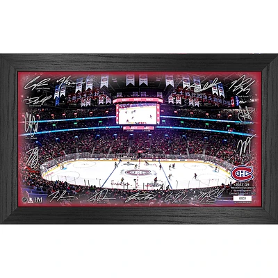 Highland Mint  Montreal Canadiens 12'' x 20'' 2024 Signature Rink Framed Photo