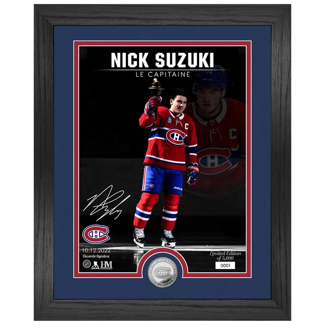 Men's Montreal Canadiens Nick Suzuki Fanatics Branded Red Home