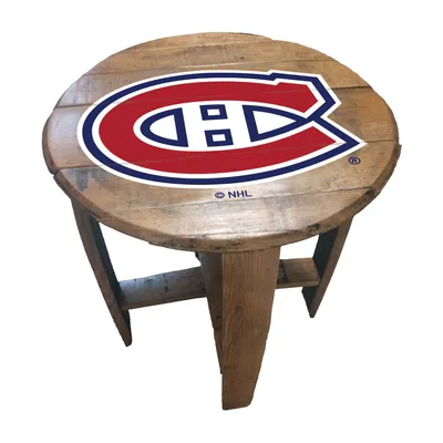 Montreal Canadiens Imperial Oak Barrel Table