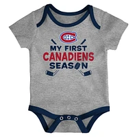 Infant Montreal Canadiens Legend 3-Pack Bodysuit Set