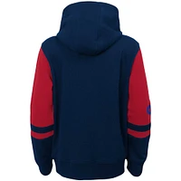 Infant Navy Montreal Canadiens Faceoff Full-Zip Hoodie