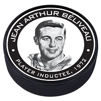 Jean Béliveau Canadiens de Montréal - Rondelle de hockey texturée Legends Line