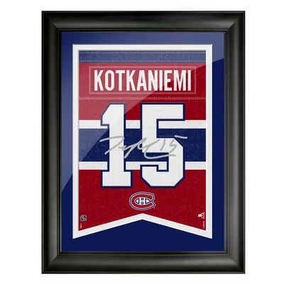 Jesperi Kotkaniemi Canadiens de Montréal 12'' x 16'' Joueur d'autographes encadré - Bannière