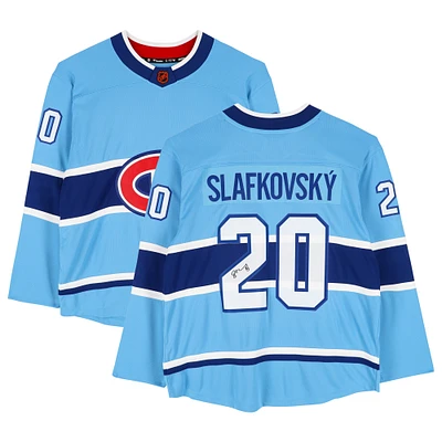 Juraj Slafkovsky Canadiens de Montréal autographié 2022-23 Édition spéciale 2.0 Fanatics Breakaway Jersey