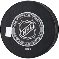Juraj Slafkovsky Montreal Canadiens Autographed 2022 NHL Draft Logo Hockey Puck