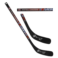 Juraj Slafkovsky Canadiens de Montréal Mini bâton de hockey composite autographié