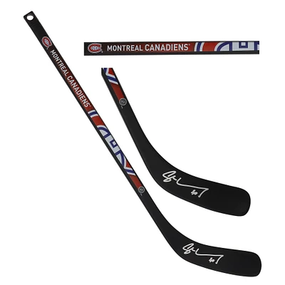 Juraj Slafkovsky Canadiens de Montréal Mini bâton de hockey composite autographié