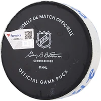 Juraj Slafkovsky Rondelle de but utilisée par les Canadiens de Montréal contre les Rangers de New York le 15 février 2024