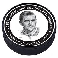Maurice Richard Montreal Canadiens - Legends Line Textured Hockey Puck