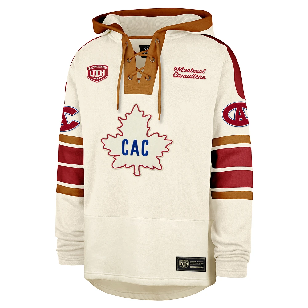 V111020 Cndian Patrick Roy 47 Brand Old Time hockey Cagoules à lacets pour joueur de hommes SWTMENNUM HP180PMWHVT660675CL #3